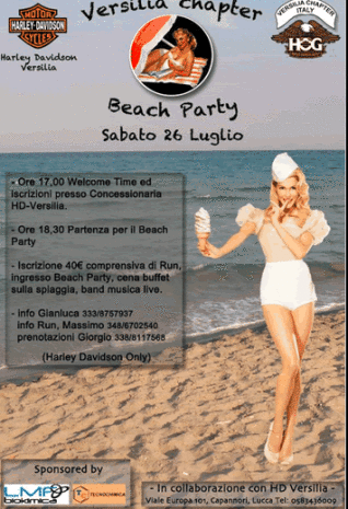 Chapter Versilia Beach Party