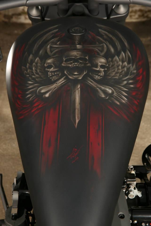 Black Steel Chopper 7